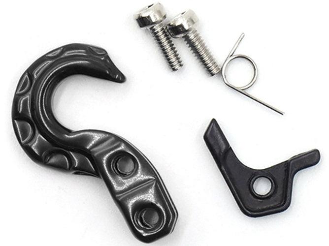 Yeah Racing YA-0573BK Scale Spring Loaded Metal Hook Black 1/10 Rock Crawler - PowerHobby