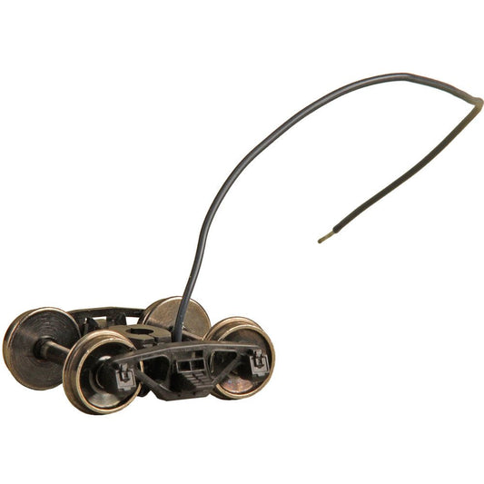 Kadee #590 HO Scale Bettendorf AAR Caboose Trucks w/ Electrical Pickup 1 pair