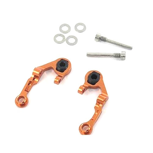 PN Racing MR03 Aluminum Caster Upper Arm 1Degree Camber Orange For Kyosho Mini-Z