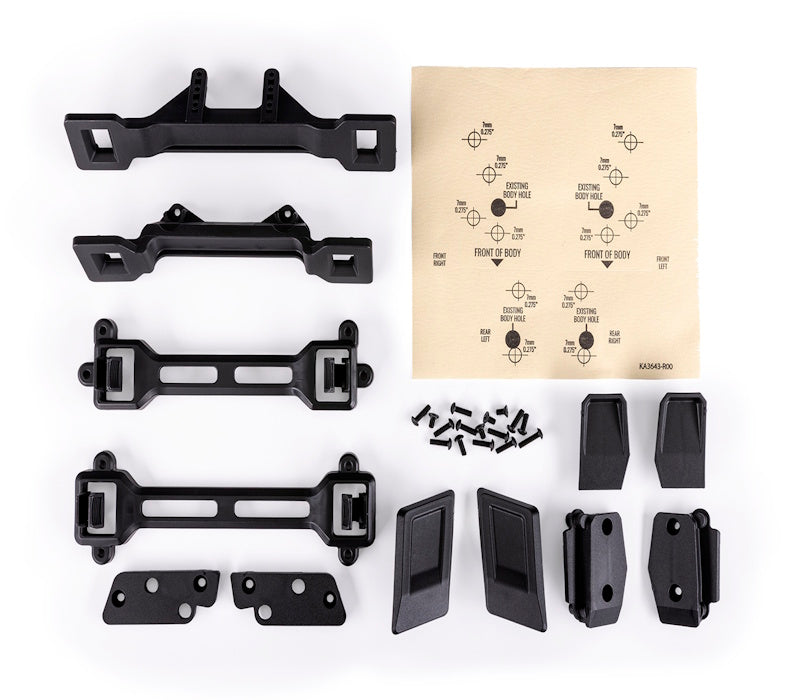 Traxxas 6929 Clipless Body Mount Conversion Kit for 2WD Slash