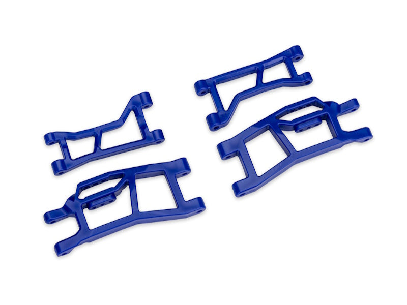 Traxxas 10725-BLUE F Upper & Lower Susp Arms: Mini XRT/Mini Maxx w/WideMaxx Kit