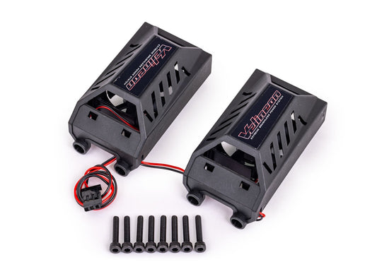 Traxxas 3474X Dual Cooling Fan w/shroud for Velineon 1200XL Motor X-Maxx, XRT