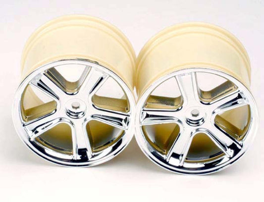 Traxxas 3972X Maxx Sport Monster Truck Rims (2) (Chrome)