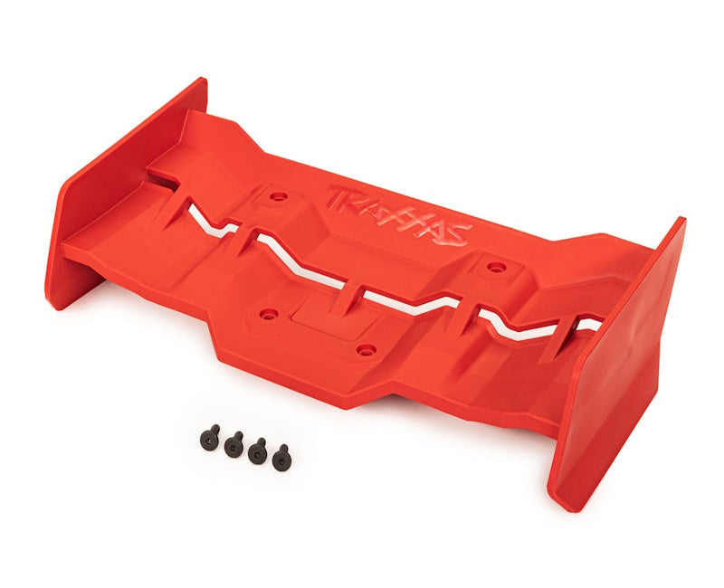 Traxxas 7821R (Red) XRT Wing / 4x12mm FCS (4)