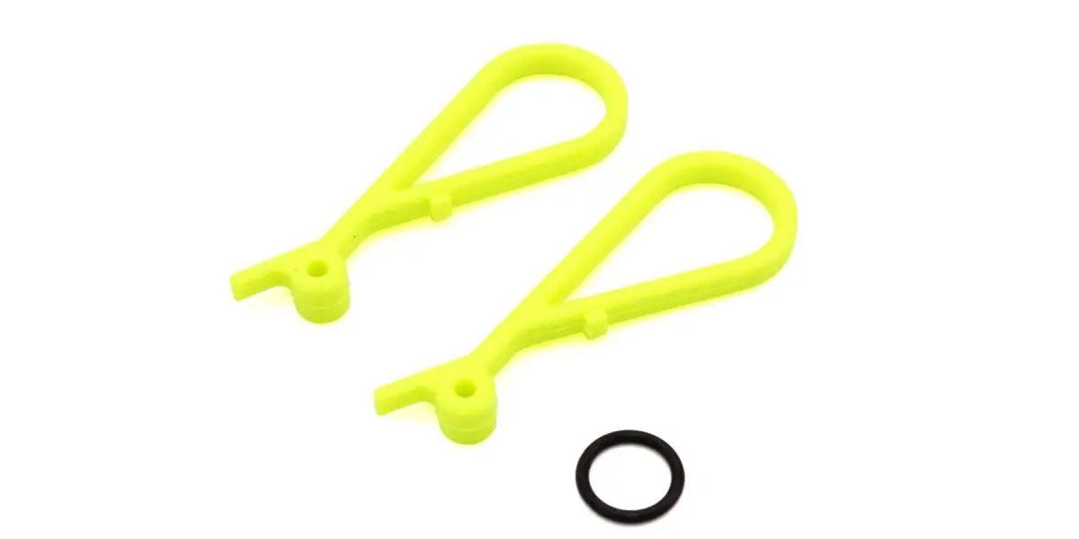Kyosho IF444-02KYB Fuel Tank Lever (F-Yellow/2pcs)