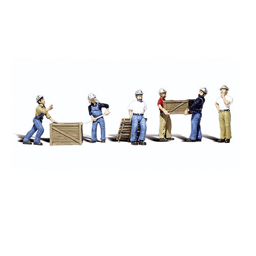 Woodland Scenics A2729 O Train Figures Dock workers