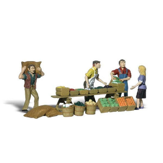 Woodland Scenics A2750 O Train Figures Farmers Market