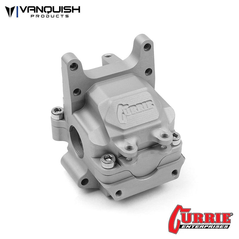 Vanquish 07901 Currie F9 Front Aluminum Bulkhead Clear Anodized: Axial Yeti