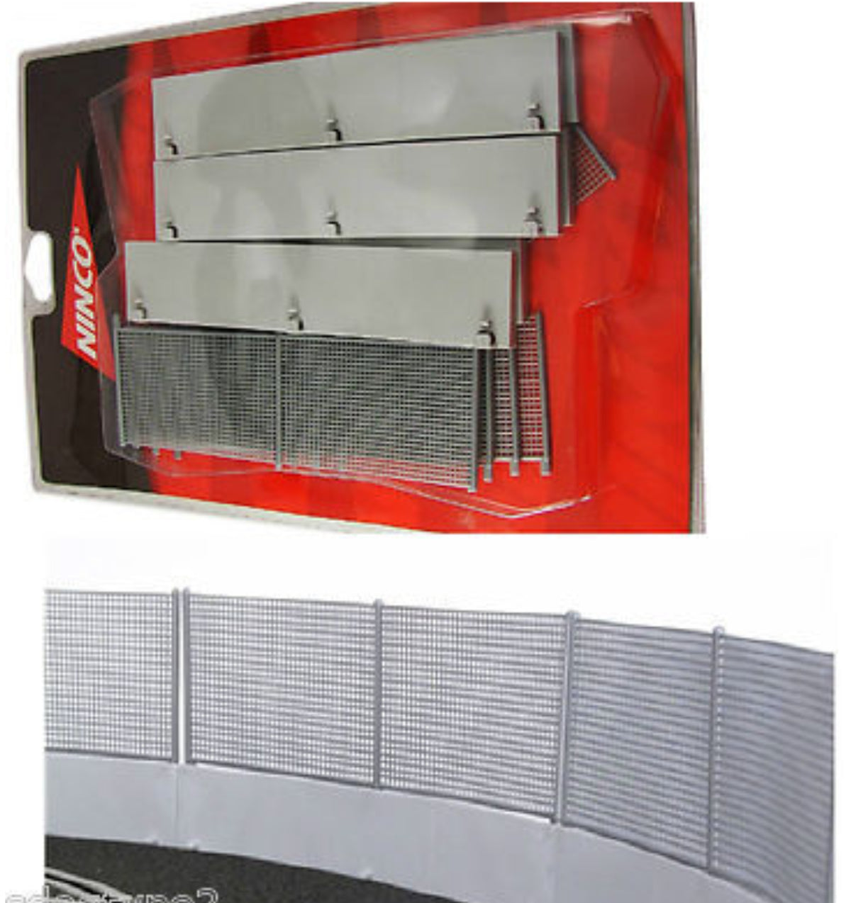 Ninco 10220 Guardrail Safety Fence Barriers 1/32 Slot Car Track Scalextric Carrera