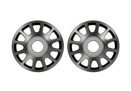 Traxxas 10274-GRAY Pro Scale Gray Aluminum Wheel Centers (2)