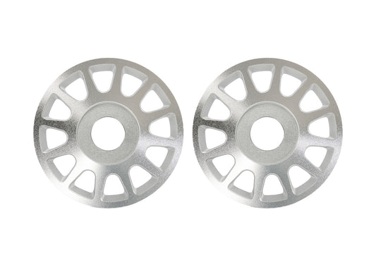 Traxxas 10274-SLVR Pro Scale Silver Aluminum Wheel Centers (2)