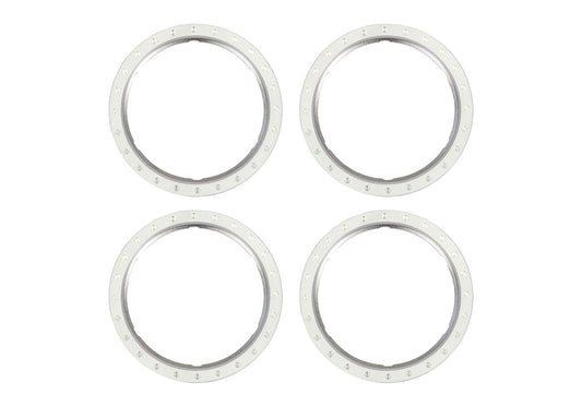 Traxxas 10276-SLVR Pro Scale Silver Aluminum Beadlock Rings (4)