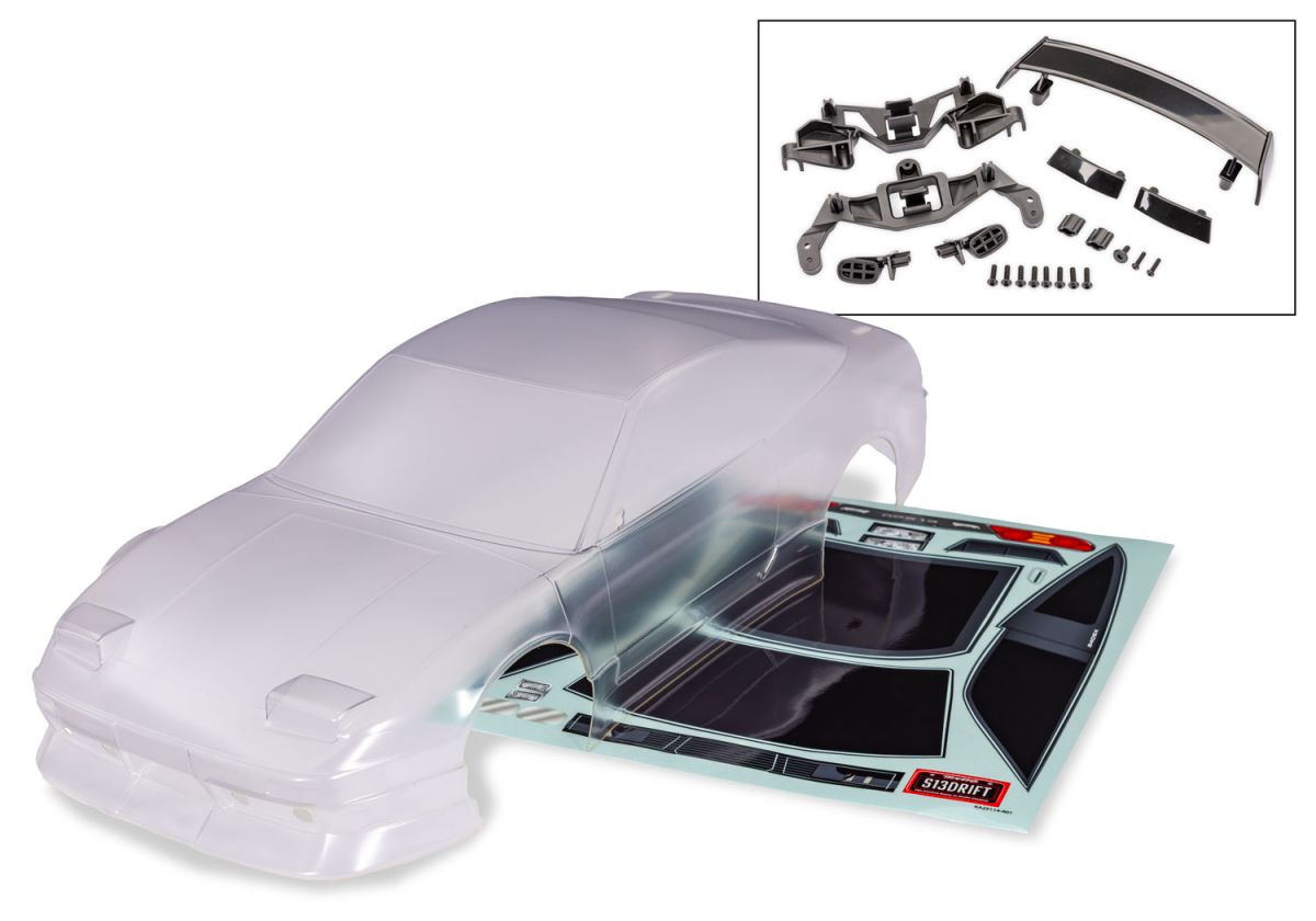 Traxxas 10515 4-Tec Nissan 240SX Clear Body