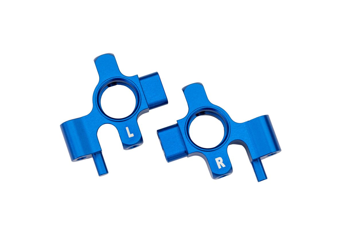 Traxxas 10537-BLUE Blue Aluminum Steering Blocks