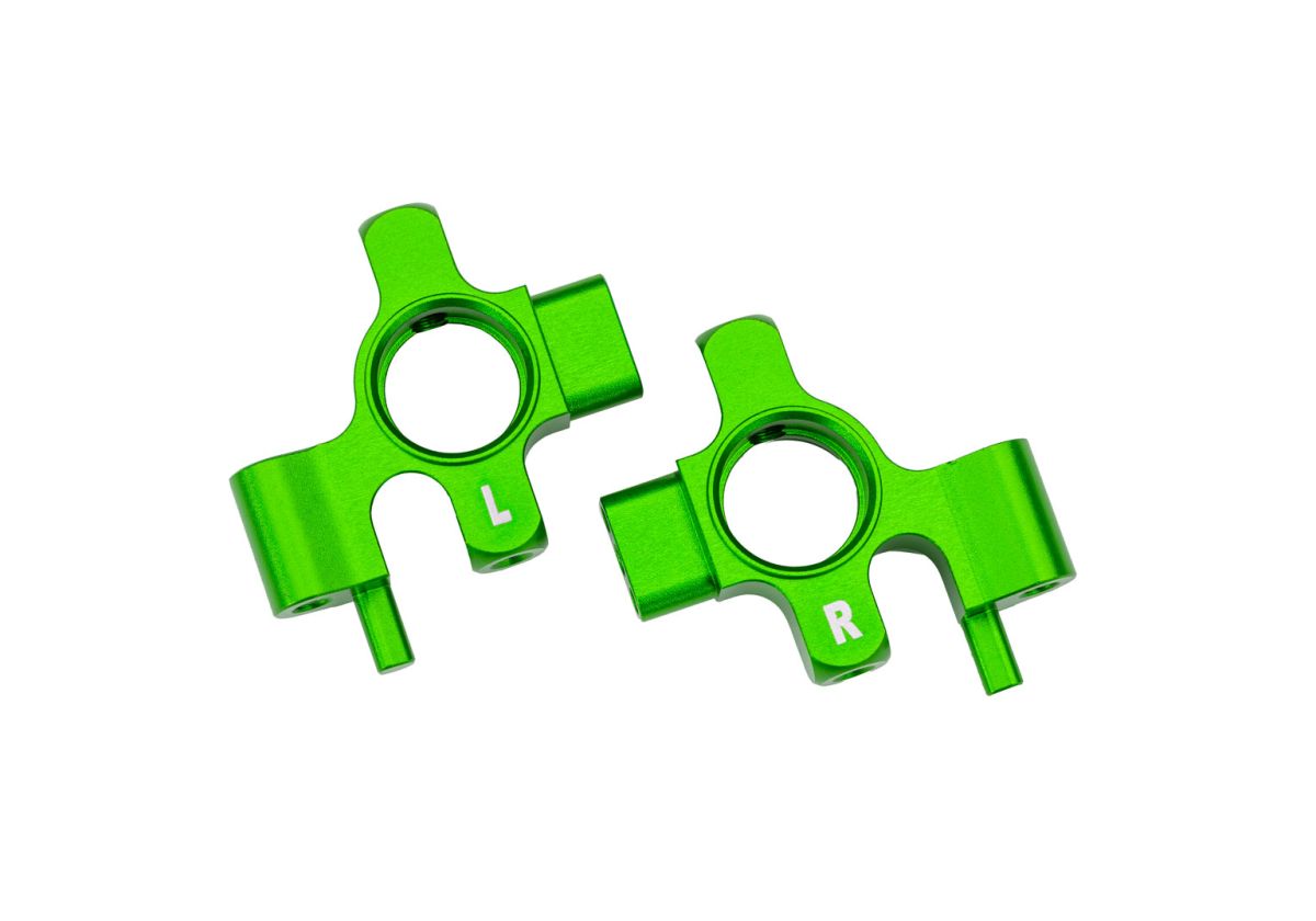 Traxxas 10537-GRN Green Aluminum Steering Blocks