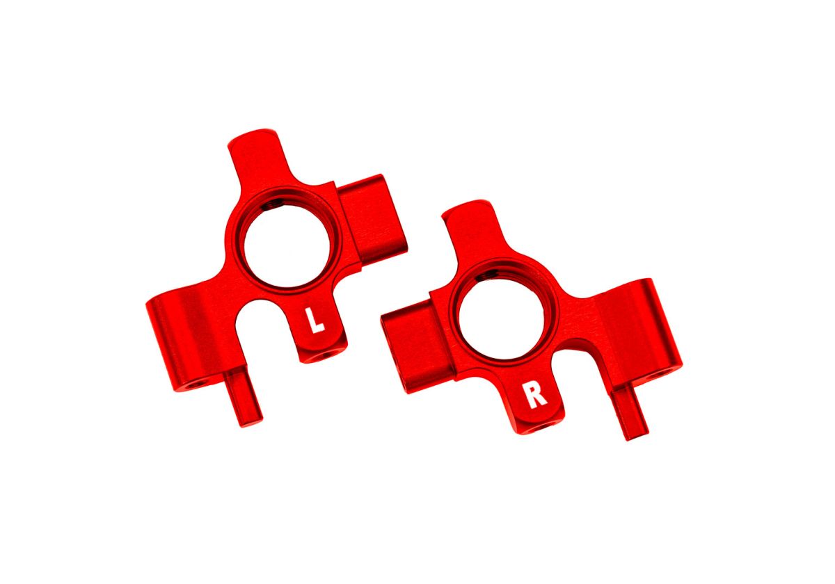 Traxxas 10537-RED Red Aluminum Steering Blocks
