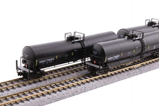 Kato 106-4801 N Scale Greenbrier Tank Car 8-Car Set GBRX Set A.