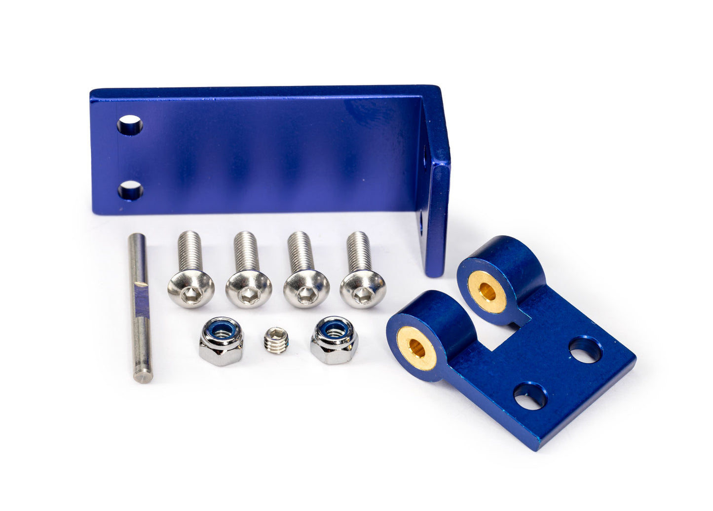 Traxxas 10639 Blue Aluminum Rudder Mount w/ Hardware Disruptor