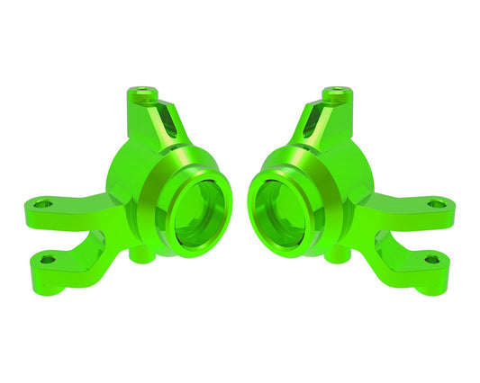 Traxxas 10734-GRN Green Aluminum Left and Right Steering Blocks fits Mini Maxx