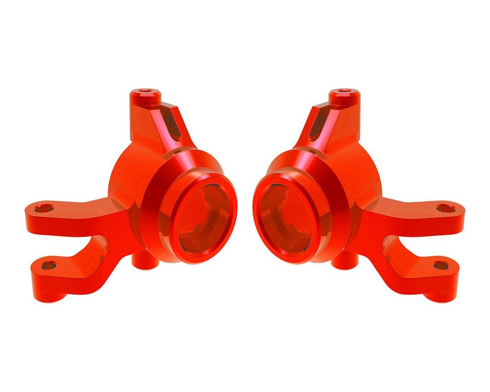 Traxxas 10734-RED Red Aluminum Left and Right Steering Blocks fits Mini Maxx