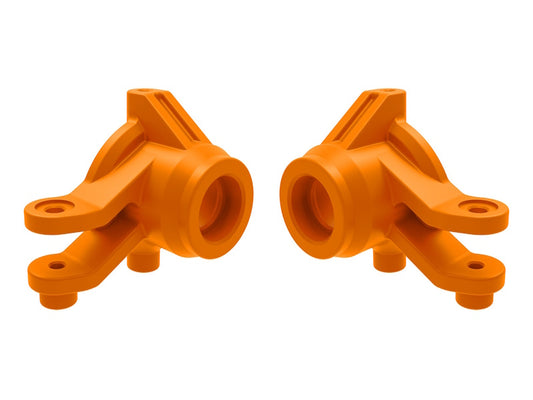 Traxxas 10736-ORNG Steering Blocks Left and Right (Orange) fits Mini Maxx