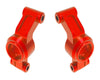 Traxxas 10751-RED Red Left and Right Aluminum Stub Axle Carriers fits Mini Maxx