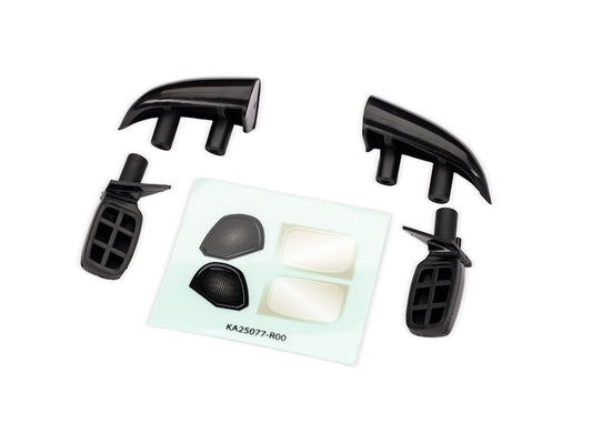 Traxxas 10818-BLK Black Side Mirrors and Roof Intakes