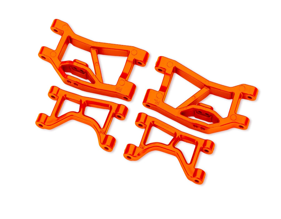 Traxxas 10830-ORNG Orange Rear Upper & Lower Suspension Arms (L&R)