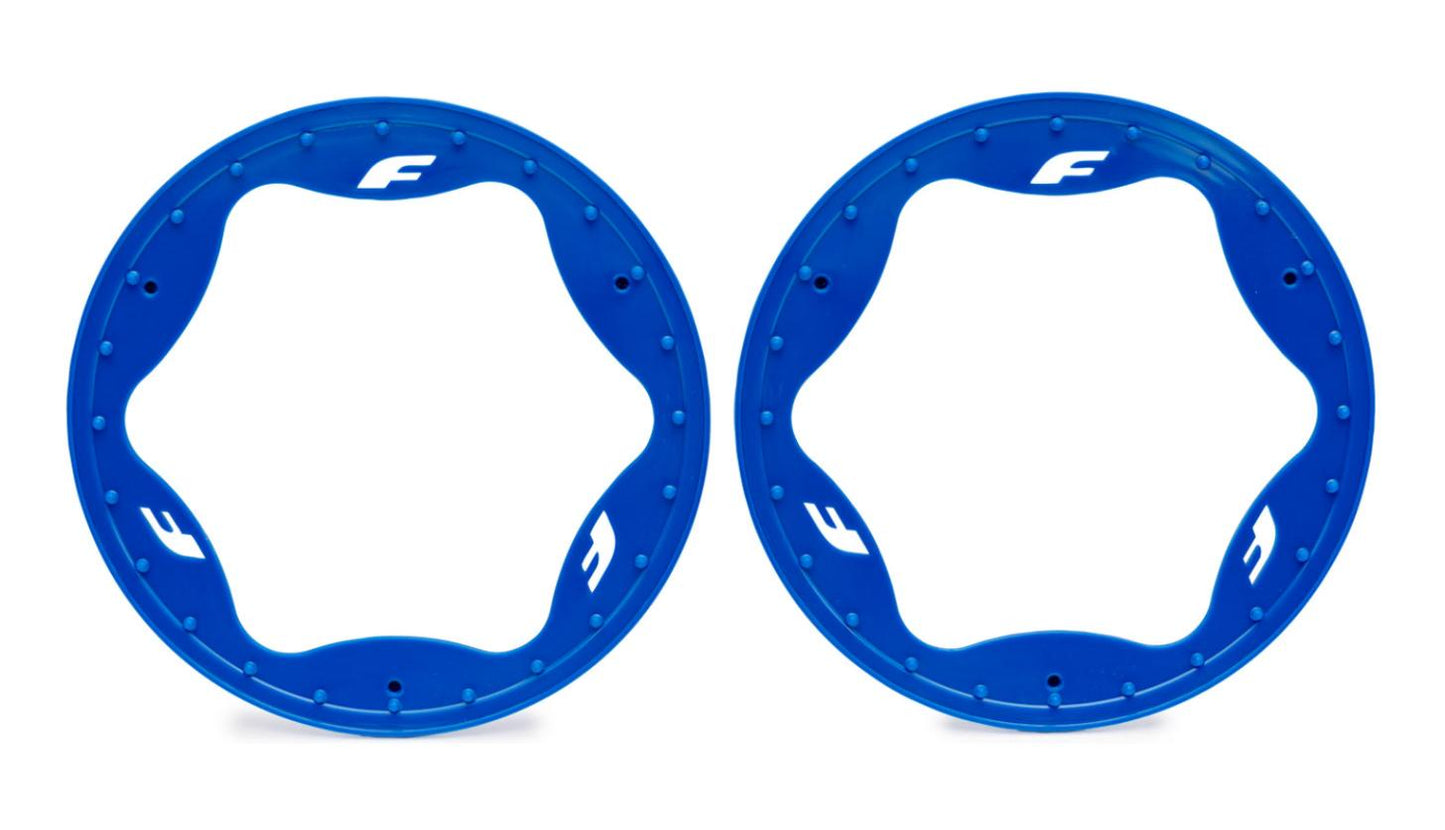 Traxxas 10948-BLUE Rear Beadlock Rings 4.3" (2)