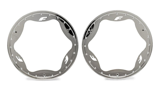 Traxxas 10948-CHRM Rear Beadlock Rings 4.3" (2)