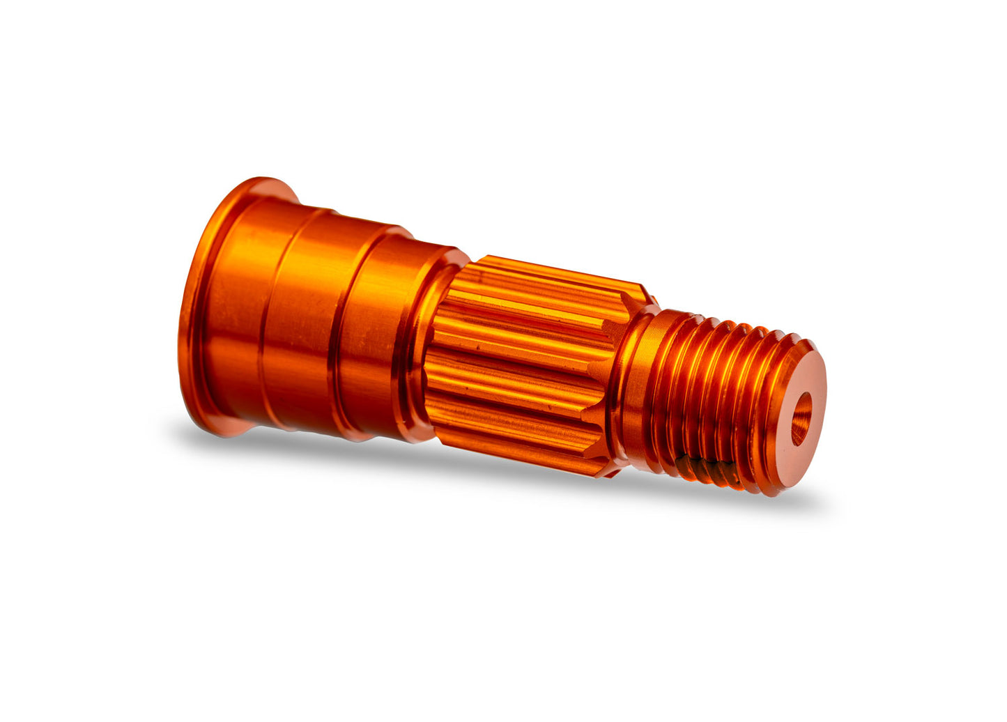 Traxxas 10953-ORNG Orange Aluminum Front Stub Axle: Funco Pro Scale.