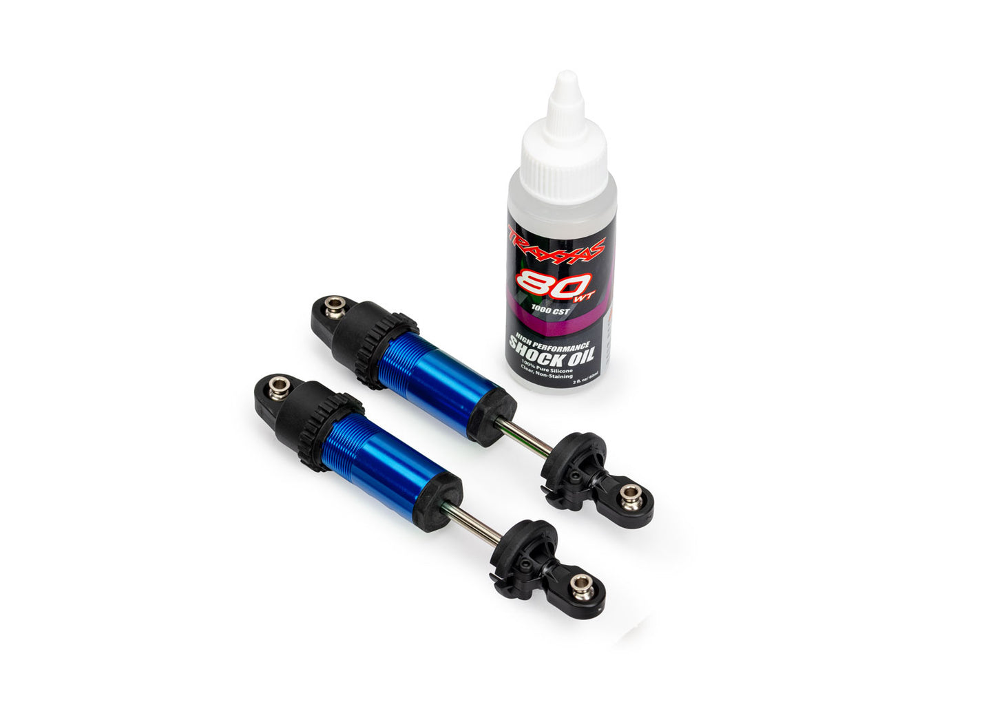 Traxxas 10961-BLUE Blue Aluminum GT-Maxx Front Shocks
