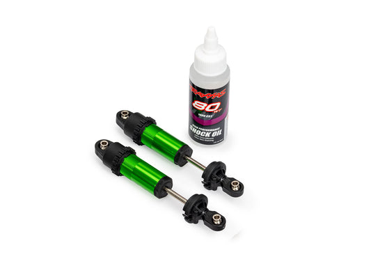 Traxxas 10961-GRN Green Aluminum GT-Maxx Front Shocks