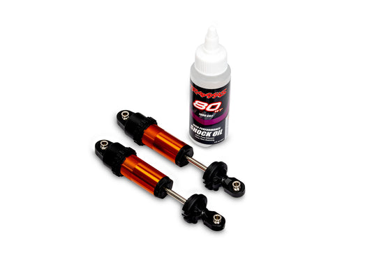 Traxxas 10961-ORNG Orange Aluminum GT-Maxx Front Shocks