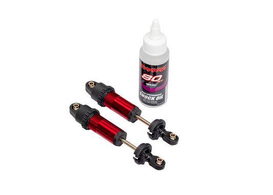 Traxxas 10961-RED Red Aluminum GT-Maxx Front Shocks