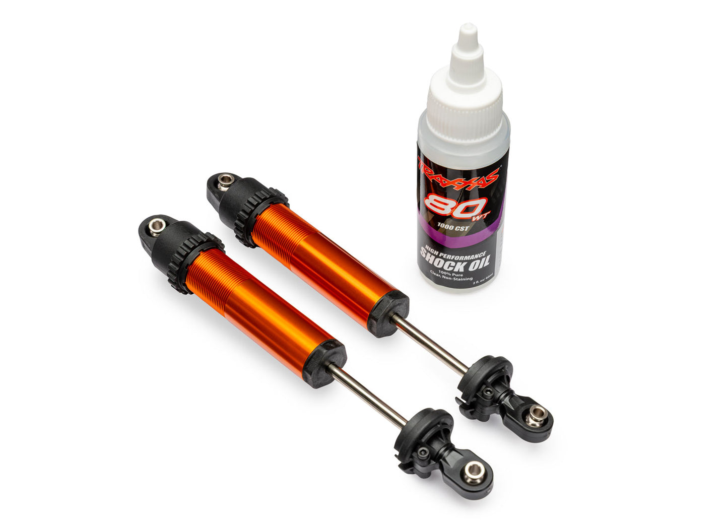 Traxxas 10962-ORNG Orange Aluminum GT-Maxx Rear Shocks