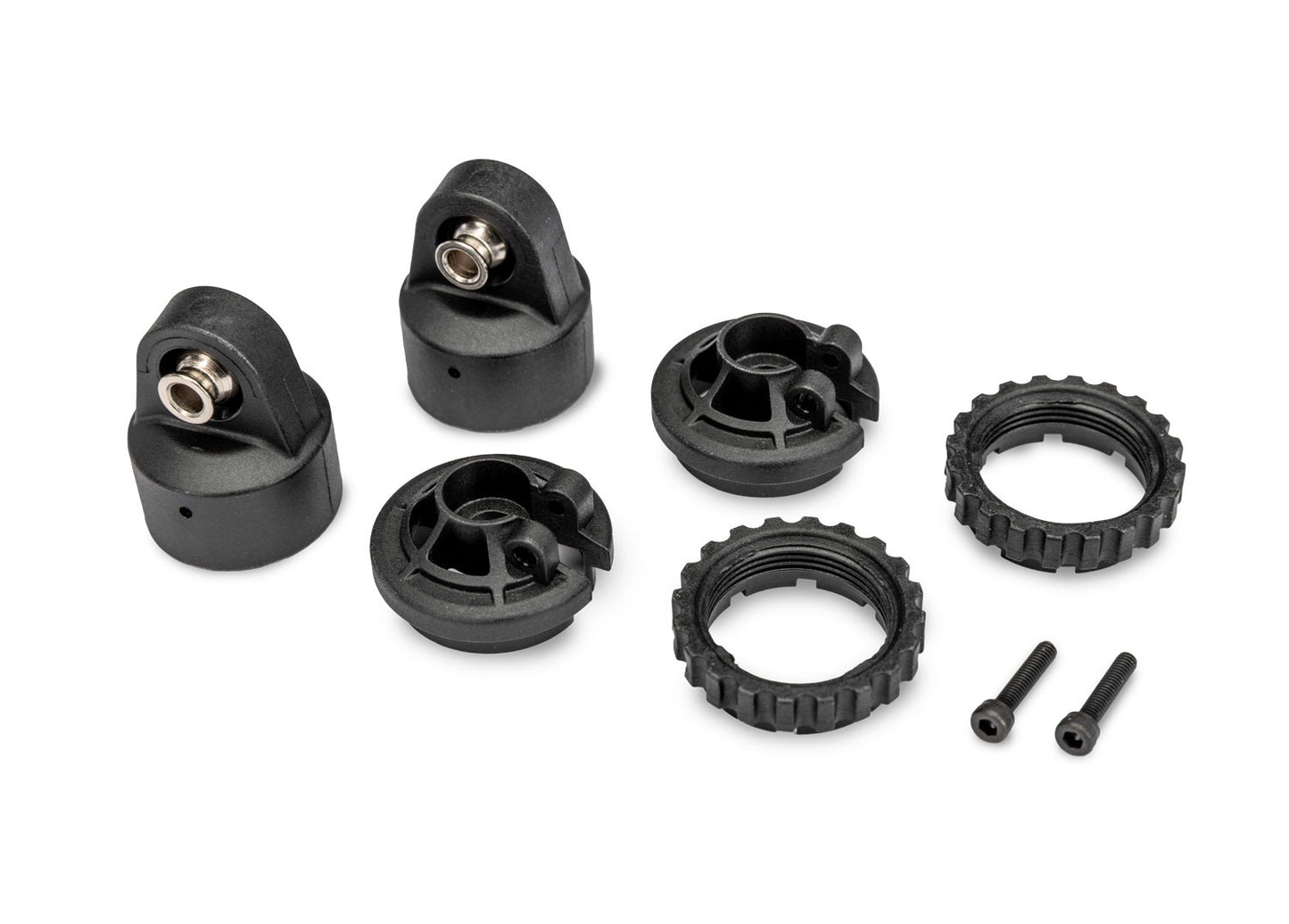Traxxas 10965 GT-Maxx Shock Caps w/ Retainers & Collars (2).