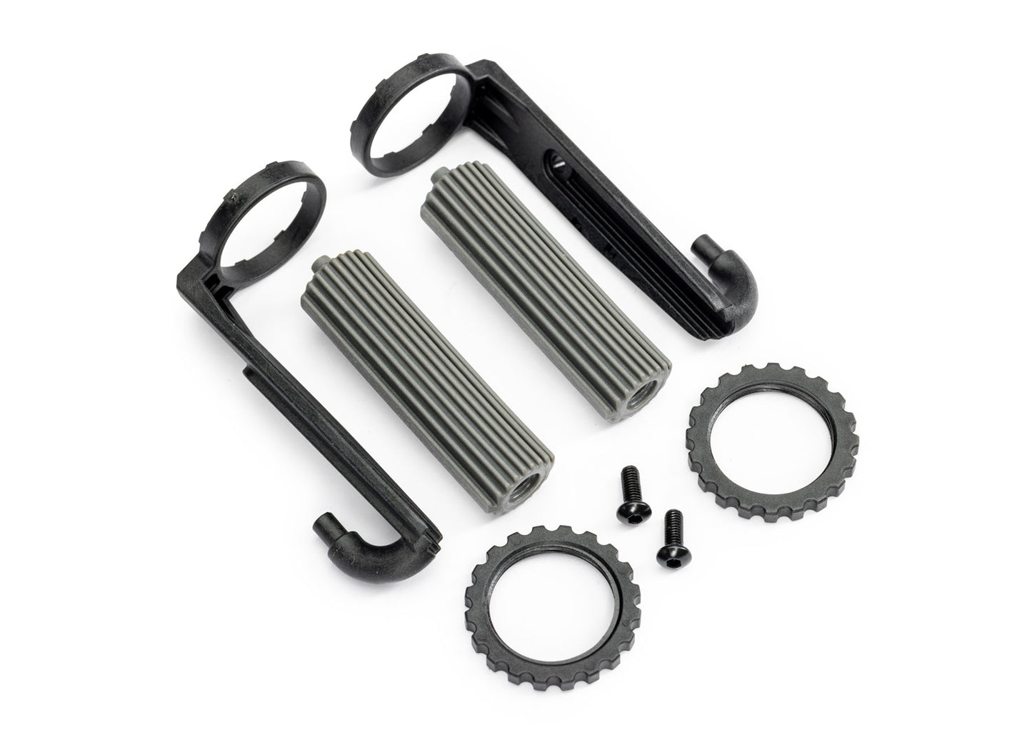 Traxxas 10966-GRAY Front Shock Reservoirs Set (2) for Sand Car.