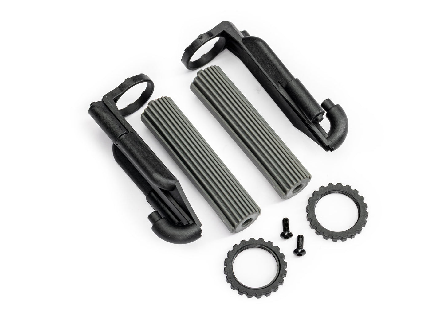 Traxxas 10967-GRAY Gray Rear Shock Reservoirs (2).