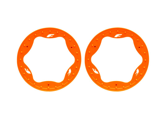 Traxxas 10976-ORNG 3.5" Orange Funco Front Beadlock Rings