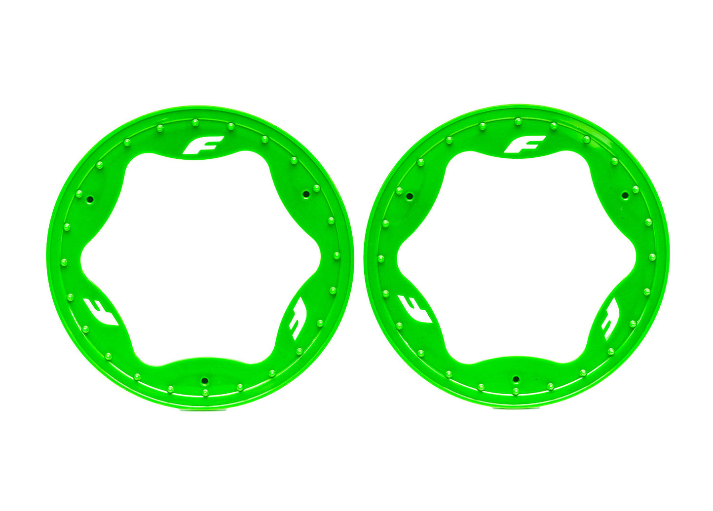 Traxxas 10977-GRN 3.9" Green Funco Rear Beadlock Rings