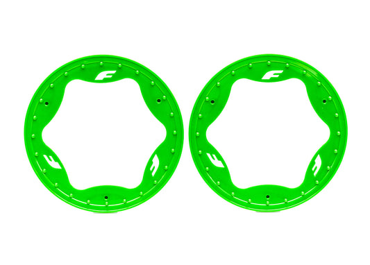 Traxxas 10977-GRN 3.9" Green Funco Rear Beadlock Rings