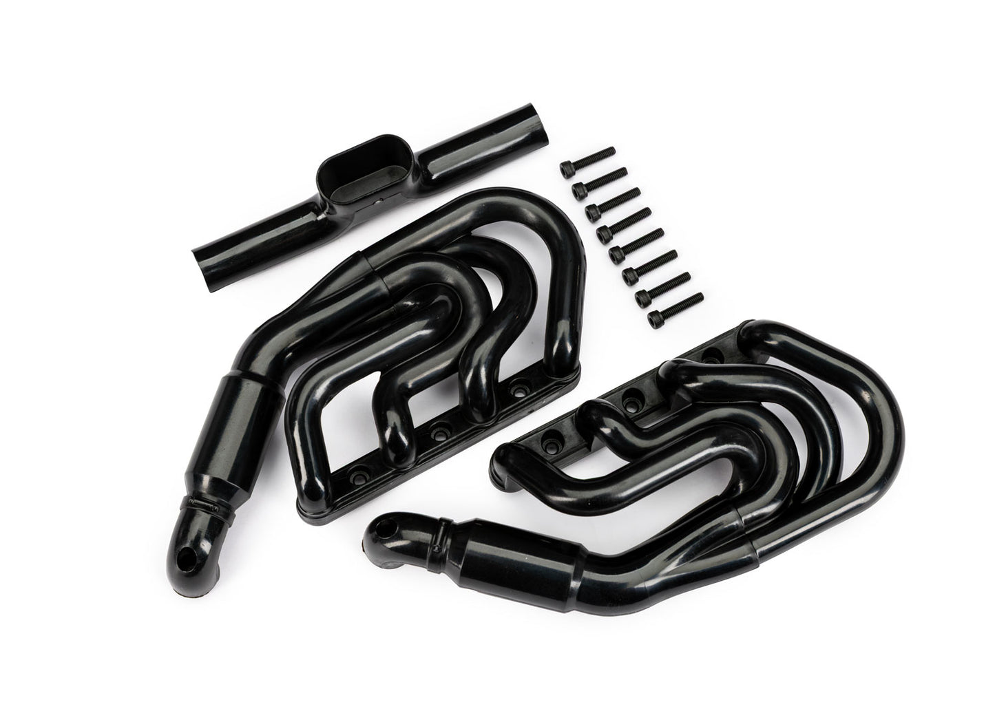 Traxxas 10982-BLK Funco Pro Scale Replica Black Exhaust Headers.