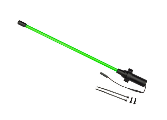 Traxxas 10992-GRN Green LED Whip Light w/ Flex-Tech Mount.