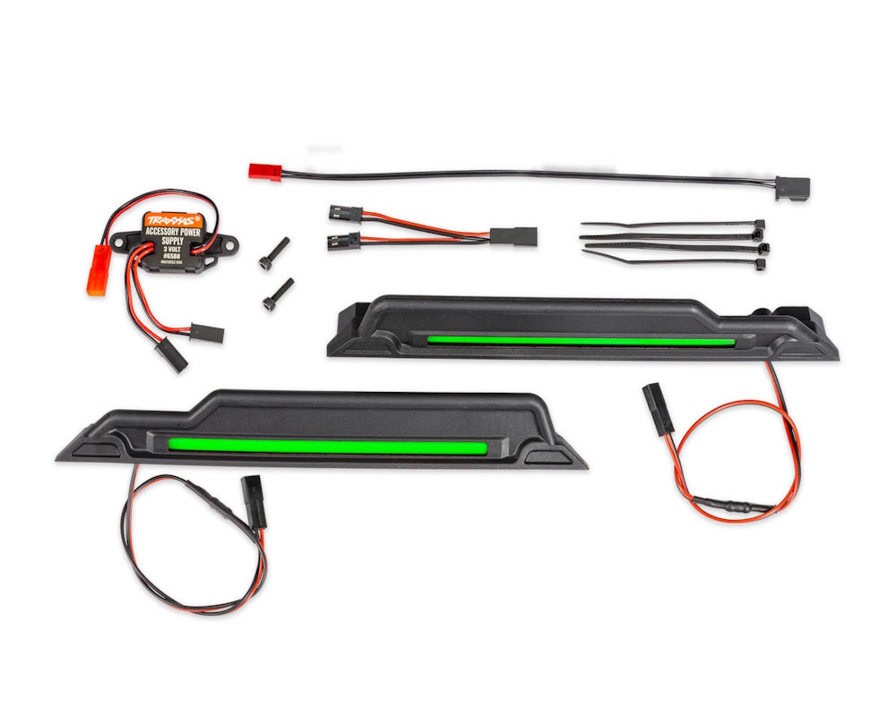 Traxxas 10998-GRN LED Light Kit, Green, Complete (Underbody)- Sand Car