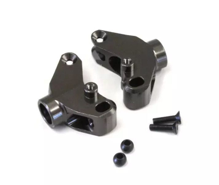 Kyosho OTW117GMC Aluminum Rear Hub Carrier Gunmetal Optima Javelin Turbo Optima.