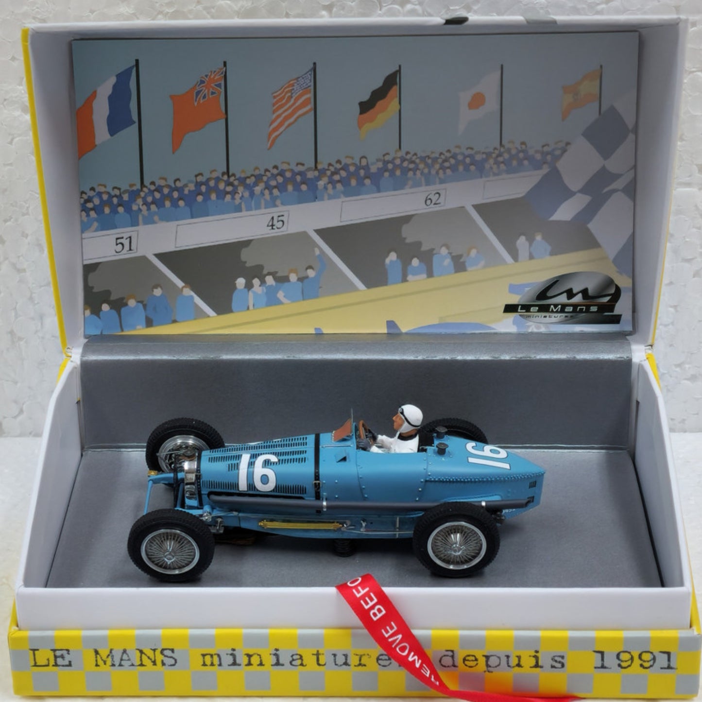 Le Mans Miniatures Bugatti Type 59 #16 Grand Prix 1934 1/32 Slot Car 132097/16M