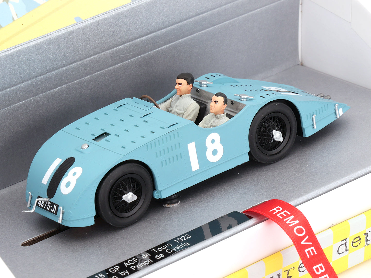 Le Mans Miniatures Bugatti T32 #18 GP ACF Tours 1923 1/32 Slot Car 132109-18M