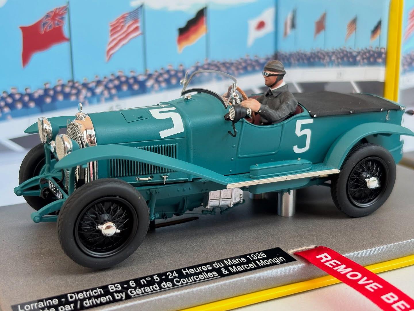 Le Mans Miniatures Lorraine Dietrich B3-6 #5 1926 1/32 Slot Car 132113 ...