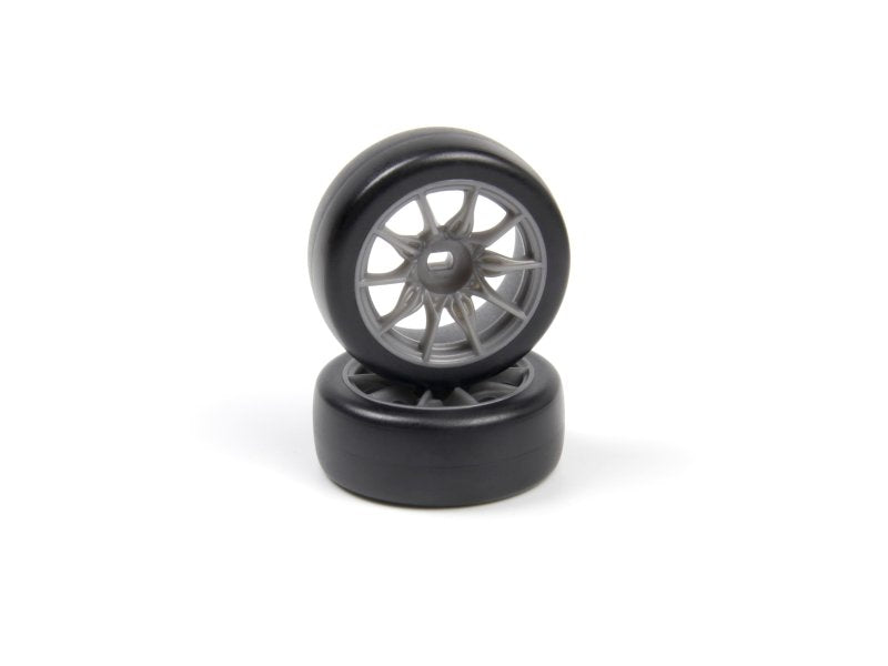 HPI 161266 TSMK5-10 Drift Wheel/Tire Set Grey